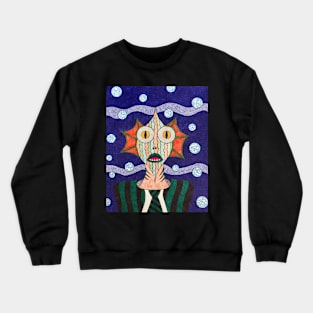 Fish man Crewneck Sweatshirt